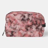 Trousse De Toilette Black Gray Pink White Modern Geometric Abstract (Verso)