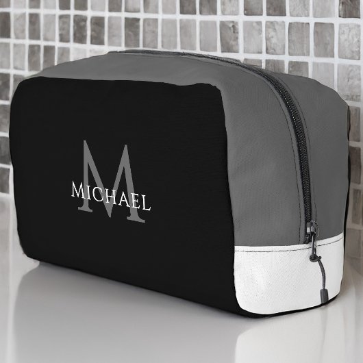 Trousse De Toilette Black Monogram – Groomsman Golf Weekend Travel
