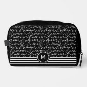 Trousse De Toilette Black & White "Paris drey" (Recto)