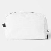 Trousse De Toilette Blanc Classique Simple Et Simple Couleur Solide (Recto)