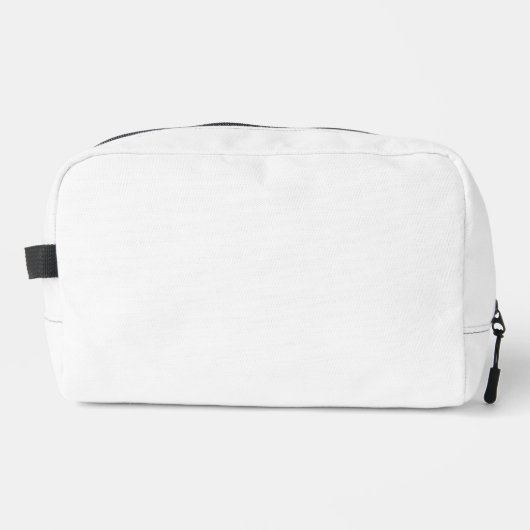 Trousse De Toilette Blanc Classique Simple Et Simple Couleur Solide (Recto)
