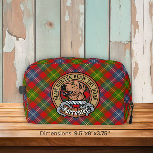 Trousse De Toilette Blason de Clan Forrester sur tartan