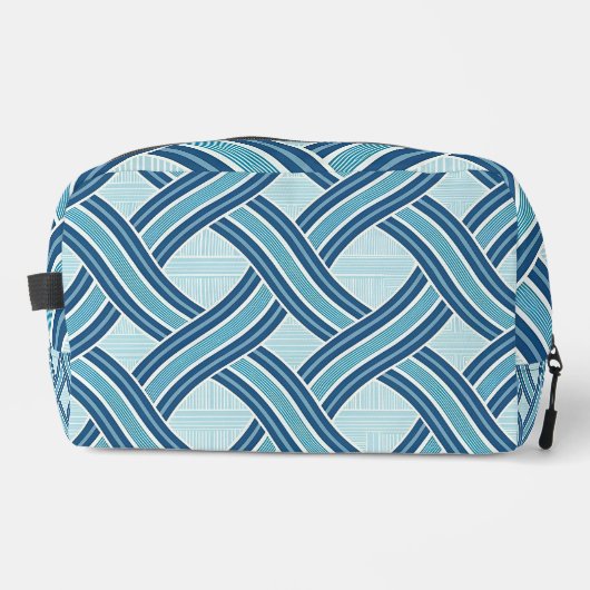 Trousse De Toilette Blue Lines Pattern (Recto)