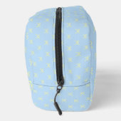 Trousse De Toilette Blue & Yellow Bow Pattern Coquette Cosmetic  (Droite)