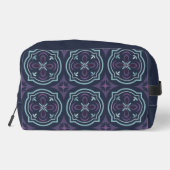 Trousse De Toilette blueish floral tiling pattern (Verso)