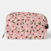 Trousse De Toilette Bold Inky Floral Pattern | Hand-Drawn Botanical (Verso)