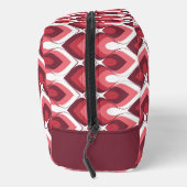 Trousse De Toilette Bold Retro Modern Motif in Pinks (Droite)