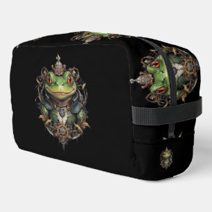 Trousse De Toilette "Bond mécanique : La Grenouille Verte Steampunk"