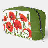 Trousse De Toilette Border horizontal with red poppy (Coin droit)