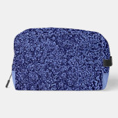 Trousse De Toilette Botanical Pattern in Blue 1 (Verso)