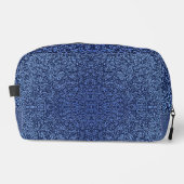 Trousse De Toilette Botanical Pattern in Blue 2 (Recto)