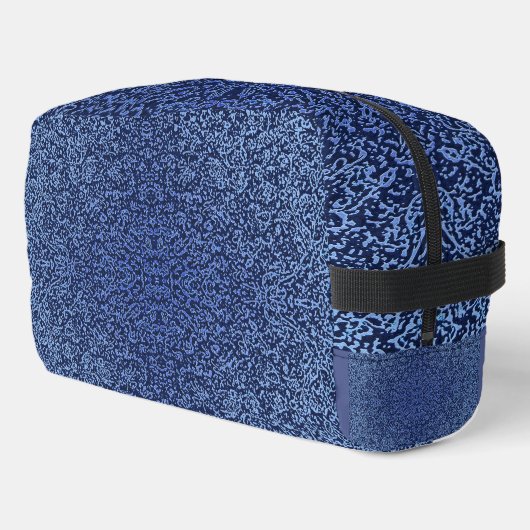 Trousse De Toilette Botanical Pattern in Blue 2 (Coin gauche)
