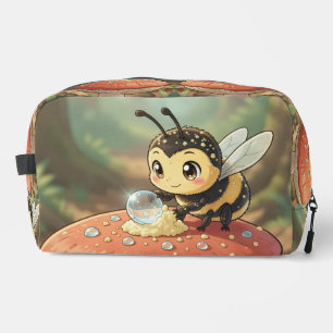 Trousse De Toilette Bourdon doré dans la danse des fleurs