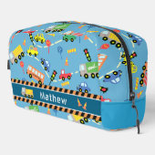 Trousse De Toilette Boys de transport bleu clair (Coin droit)