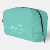 Trousse De Toilette Bridesmaid Cadeau bleu Aqua (Coin droit)