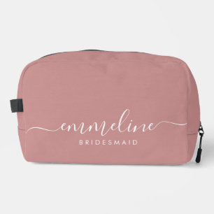 Trousse De Toilette Bridesmaid Moderne Script Minimal Toilettes Cosmét