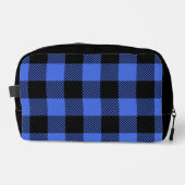 Trousse De Toilette Buffalo Check Blue and Black Lumjack Plaid (Recto)