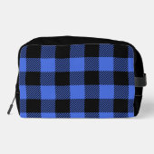 Trousse De Toilette Buffalo Check Blue and Black Lumjack Plaid (Verso)