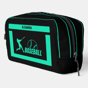 Trousse De Toilette Cadeau d'anniversaire de baseball, Joueuse de base