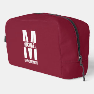 Trousse De Toilette Cadeaux Personnalisés pour Garçons d'Honneur avec