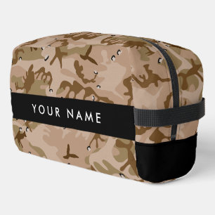 Trousse De Toilette Cailloux de camouflage du désert, Votre nom, Perso