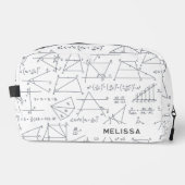 Trousse De Toilette Calculs mathématiques et formes Nom personnalisé (Recto)