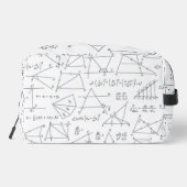 Trousse De Toilette Calculs mathématiques et formes Nom personnalisé (Verso)