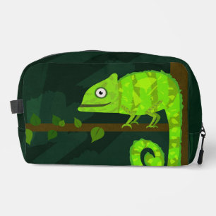 Trousse De Toilette Caméléon mignon vert
