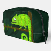 Trousse De Toilette Caméléon mignon vert (Coin droit)