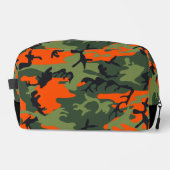Trousse De Toilette Camouflage orange et vert, Militaire, Armée (Recto)