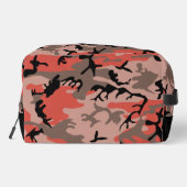 Trousse De Toilette Camouflage rouge et Brown, Armée (Verso)