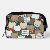 Trousse De Toilette Cats for Palestine – Kawaii Cats for Justice (Verso)