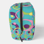 Trousse De Toilette Cercles bleus funky (Droite)