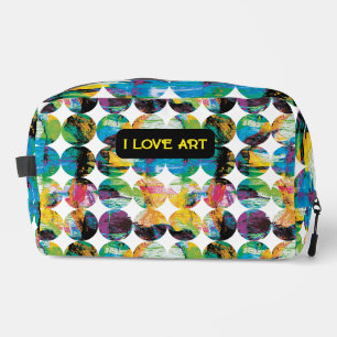 Trousse De Toilette Cercles de grunge.