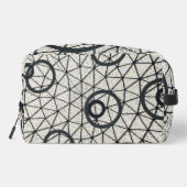 Trousse De Toilette Cercles noirs et blancs (Verso)