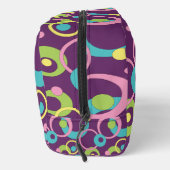 Trousse De Toilette Cercles violets funky (Droite)