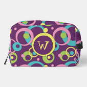 Trousse De Toilette Cercles violets funky (Verso)