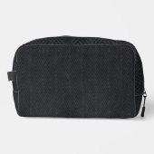 TROUSSE DE TOILETTE CHARCOAL HERRINGBONE (Recto)