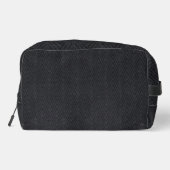 TROUSSE DE TOILETTE CHARCOAL HERRINGBONE (Verso)