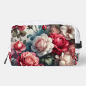 Trousse De Toilette Charme floral de rose intemporel (Verso)
