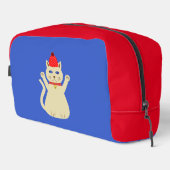 Trousse De Toilette Chat de Noël mignon (Coin droit)