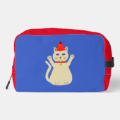 Trousse De Toilette Chat de Noël mignon (Verso)