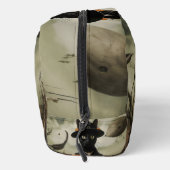 Trousse De Toilette Chat sorcière avec citrouilles  (Droite)