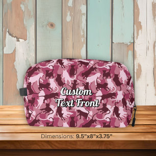 Trousse De Toilette Chats Camouflage rose