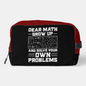 Trousse De Toilette Cher Math, Résolvez Vos Problèmes ! (Verso)