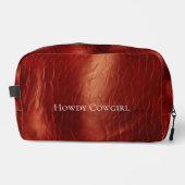 Trousse De Toilette Cherry Brown texturé (Recto)