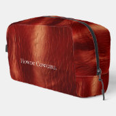 Trousse De Toilette Cherry Brown texturé (Coin droit)