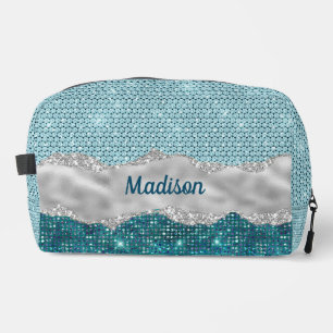 Trousse De Toilette Chic girly turquoise menthe vert parties scintilla