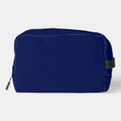 Trousse De Toilette Chic Navy Blue Name Custom Handwritten Script (Verso)