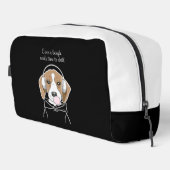 Trousse De Toilette Chien frais avec Bubblegum mignon Beagle amusant (Coin droit)